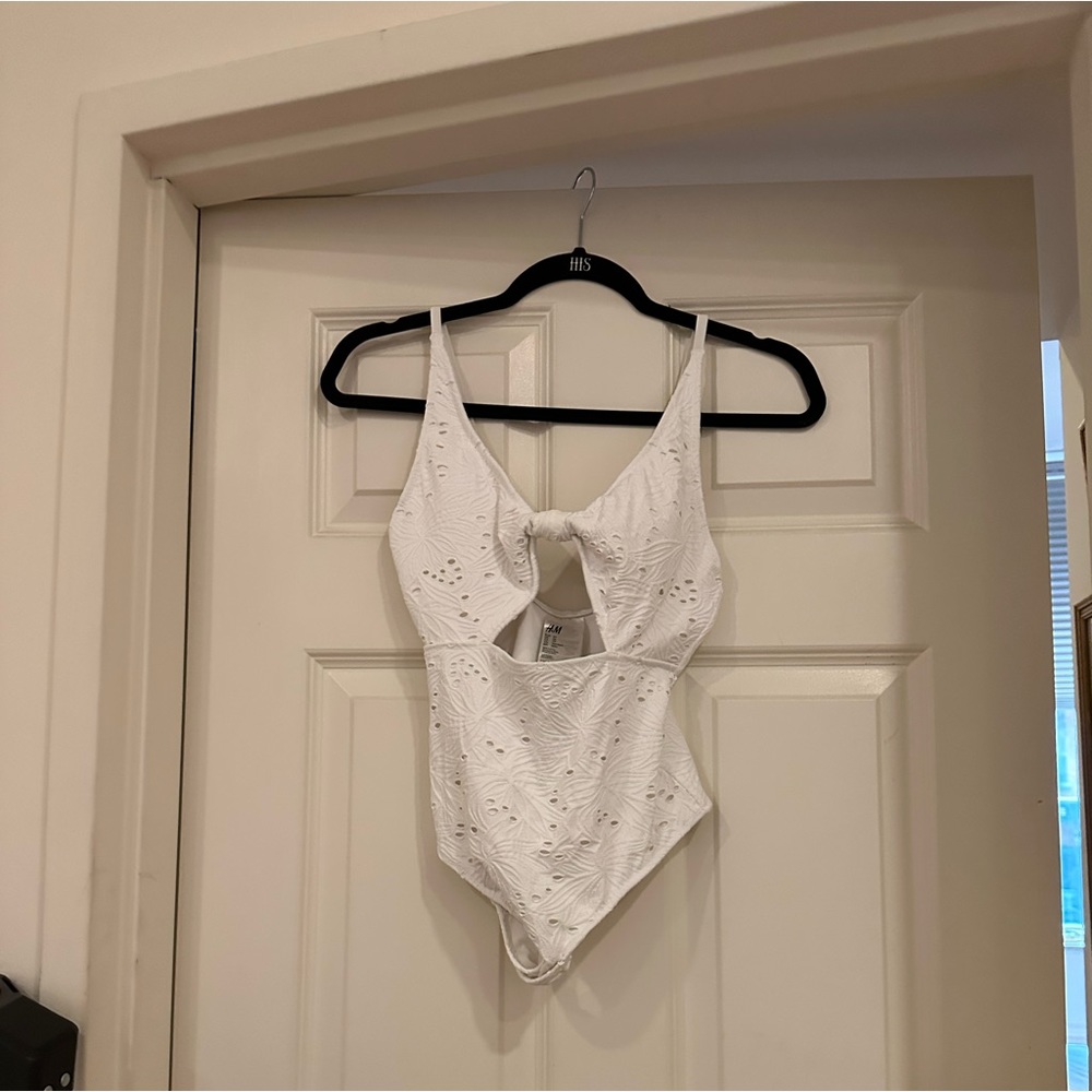 H&M One Piece Eyelet Swimsuit